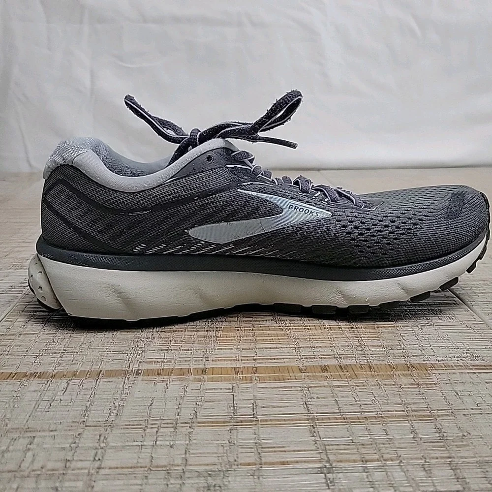 Brooks Ghost 12 Running Shoes - 1203051B007 - Grey - Women's Size 9.5 Medium